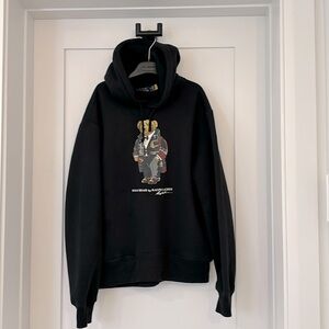Polo Bear by Ralph Lauren, black size M fleece hoodie